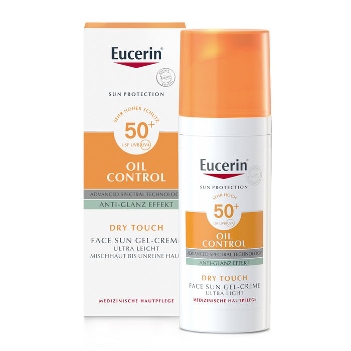 EUCERIN SUN PROTECTION OIL-CONTROL SPF50+ SUN GEL-CREAM DRY TOUCH 50ML - Shopey